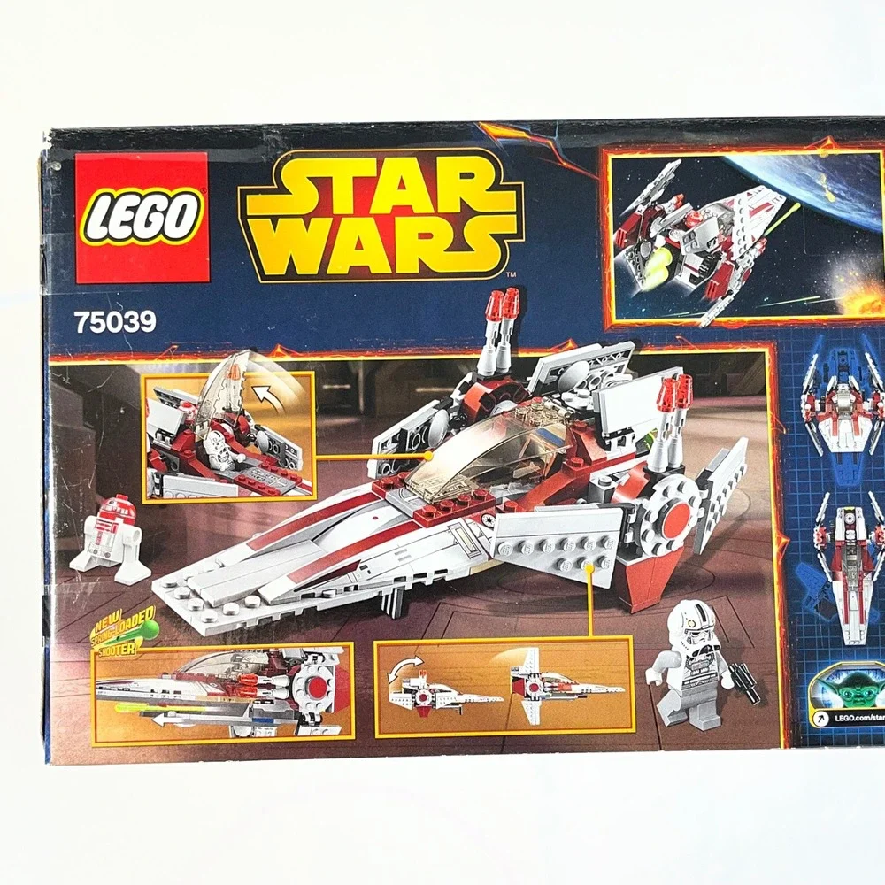 LEGO Star Wars V-Wing Starfighter 75039 Building Toy Set 201 Pcs New Retired - Picture 1 of 4